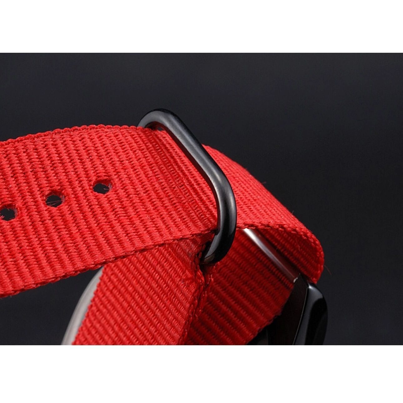 Aaa replica watch Nylon 622002 Red Milgauss Strap Rolex Bamford 0715